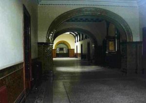 Entrance corridor looking towards main corridor